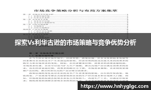 探索Vs利华古逊的市场策略与竞争优势分析